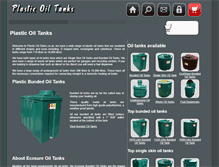 Tablet Screenshot of plastic-oil-tanks.co.uk